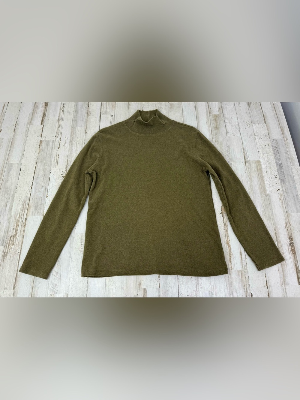Vintage Pendleton Sweater Womens Small Green Wool Turtleneck 90s